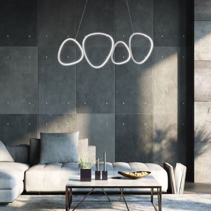 LED-Pendelleuchte an Kabel HELIX LED/50W/230V silber