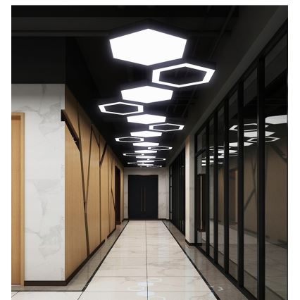 LED-Pendelleuchte an Kabel LED/20W/230V schwarz