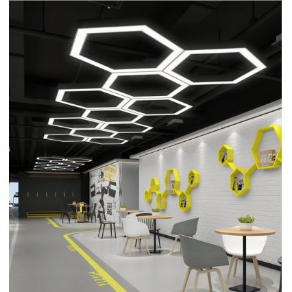 LED-Pendelleuchte an Kabel LED/20W/230V schwarz