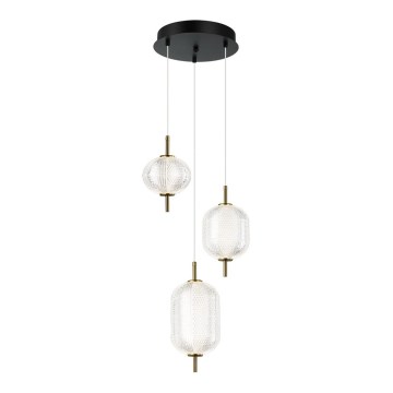 LED-Pendelleuchte an Kabel PELLUCID LED/20W/230V Bronze/Schwarz