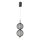 LED-Pendelleuchte an Kabel PUMA LED/10W/230V Ø 14 cm schwarz