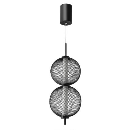 LED-Pendelleuchte an Kabel PUMA LED/10W/230V Ø 14 cm schwarz