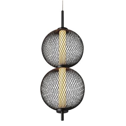 LED-Pendelleuchte an Kabel PUMA LED/10W/230V Ø 14 cm schwarz