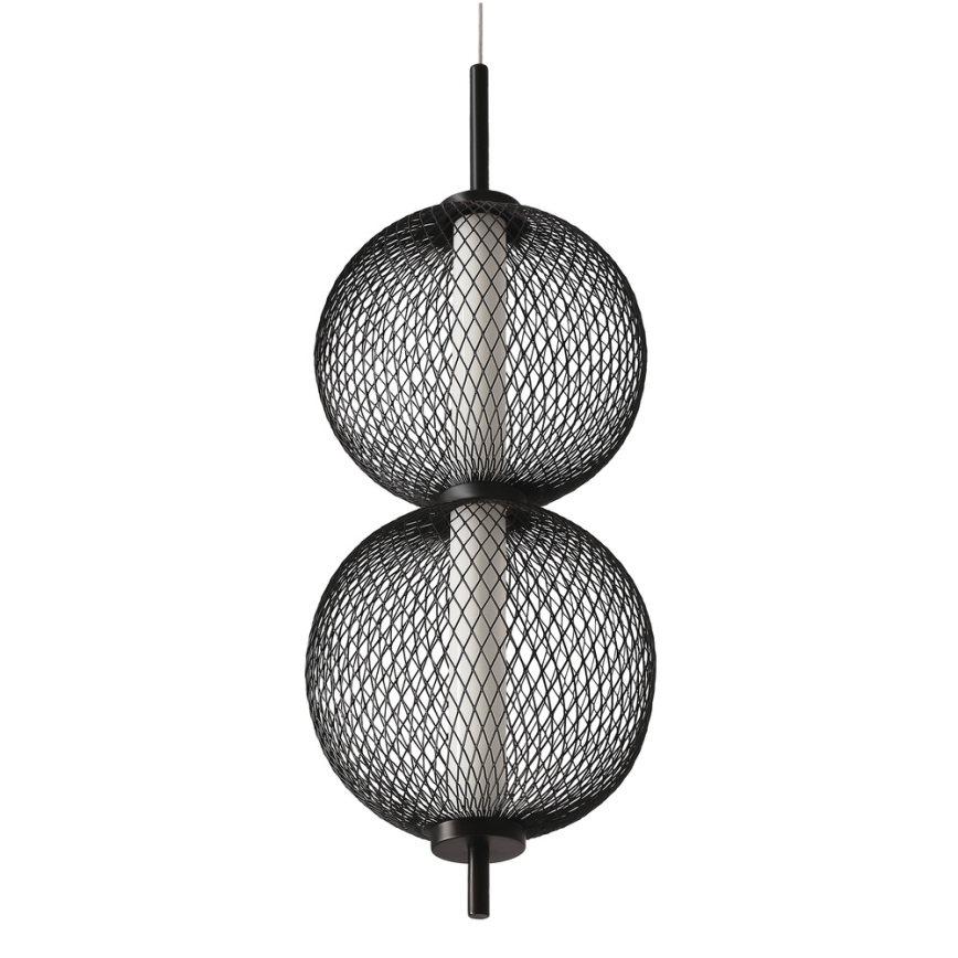 LED-Pendelleuchte an Kabel PUMA LED/10W/230V Ø 14 cm schwarz