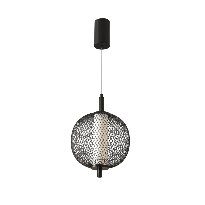 LED-Pendelleuchte an Kabel PUMA LED/10W/230V Ø 20 cm schwarz