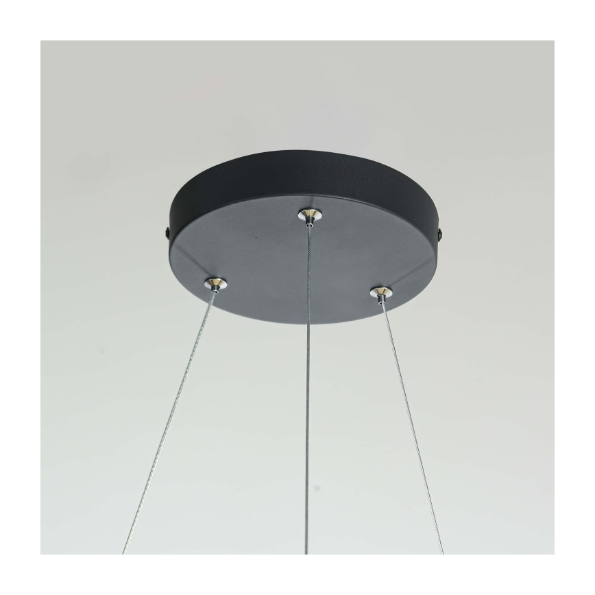 LED-Pendelleuchte an Kabel REUS LED/36W/230V 4000K Ø 61 cm schwarz