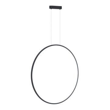 LED-Pendelleuchte an Kabel SATURNO LED/46W/230V Ø 80 cm IP44 schwarz