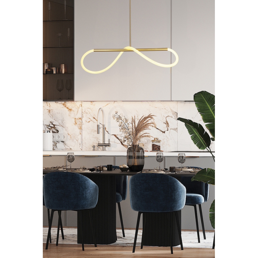 LED-Pendelleuchte an Kabel SUPREME LED/22W/230V 100 cm gold