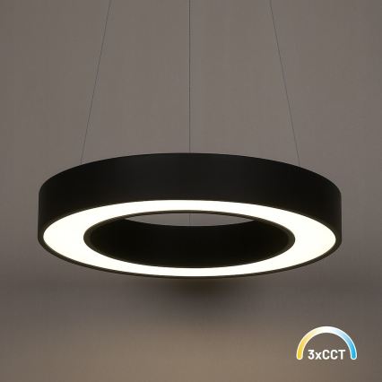 LED-Pendelleuchte an Kabel UNION LED/40W/230V 3000/4000/6500K Ø 40 cm schwarz