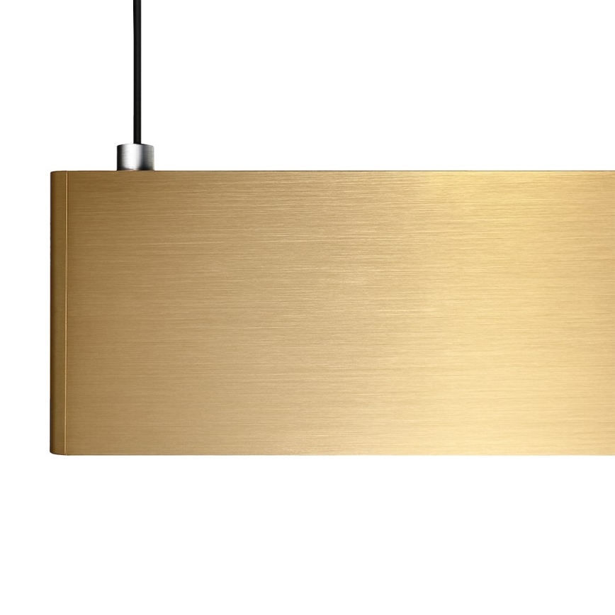 LED-Pendelleuchte an Stahlseil LINEA LED/36W/230V 3000/4000/5700K CRI 90 goldfarben