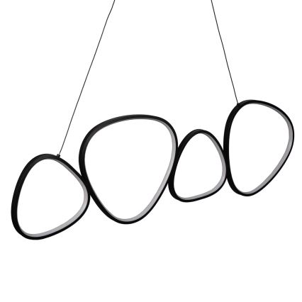 LED-Pendelleuchte an Stahlseil PETRA LED/48W/230V 4000K schwarz