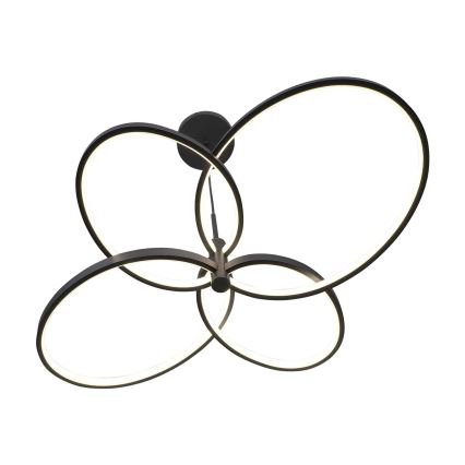 LED Pendelleuchte an Stahlseil RIBBON LED/37W/230V 4000K schwarz