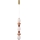 LED-Pendelleuchte FLORES mit Kabel LED/20W/230V gold/orange/braun
