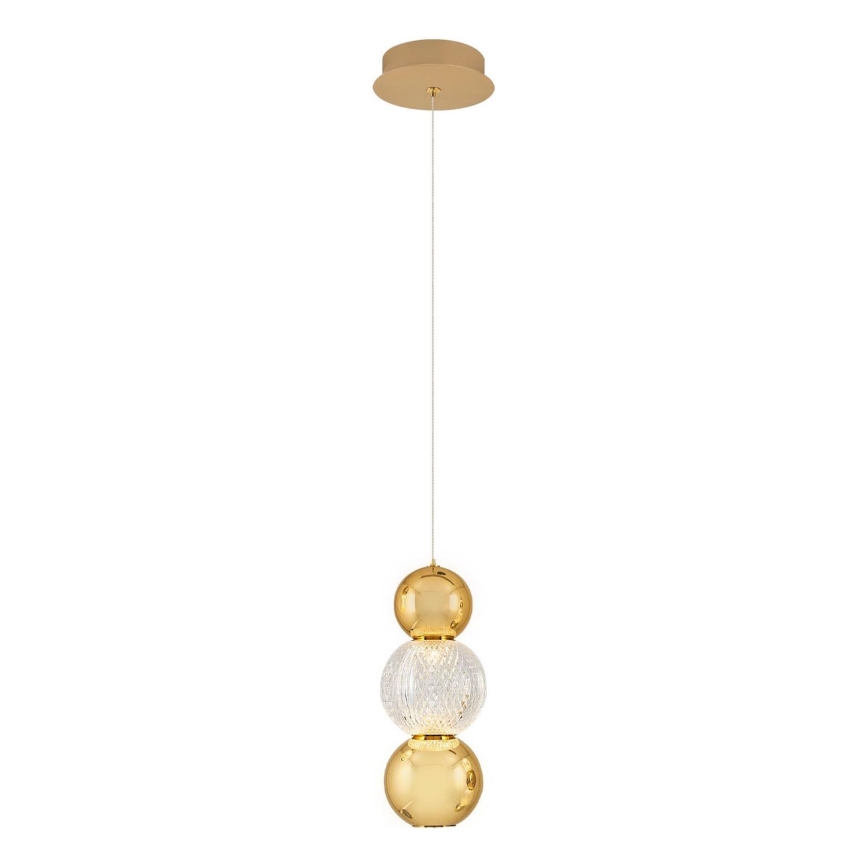 LED-Pendelleuchte mit Kabel CREMONA LED/5W/230V 3000K goldfarben