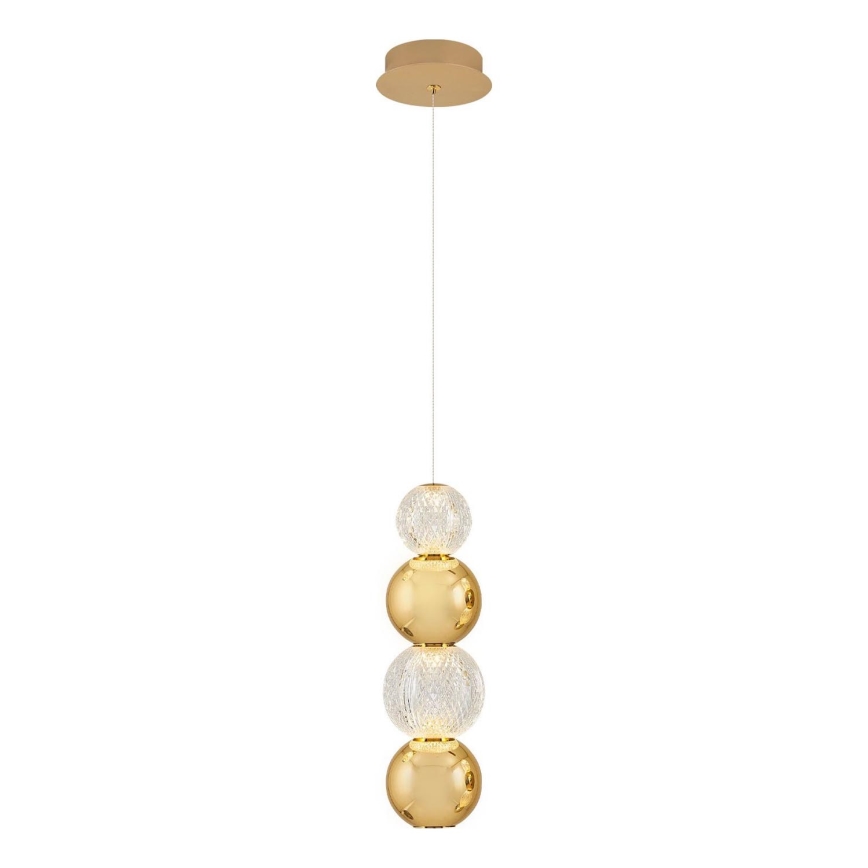 LED-Pendelleuchte mit Kabelaufhängung CREMONA LED/7W/230V 3000K, goldfarben