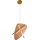 LED-Pendelleuchte mit Kabelaufhängung RELAX LED/15W/230V, Gold/rauchbraun