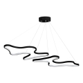 LED-Pendelleuchte mit Seilabhängung DUPLE ARTISAN LED/80W/230V 4000K, schwarz