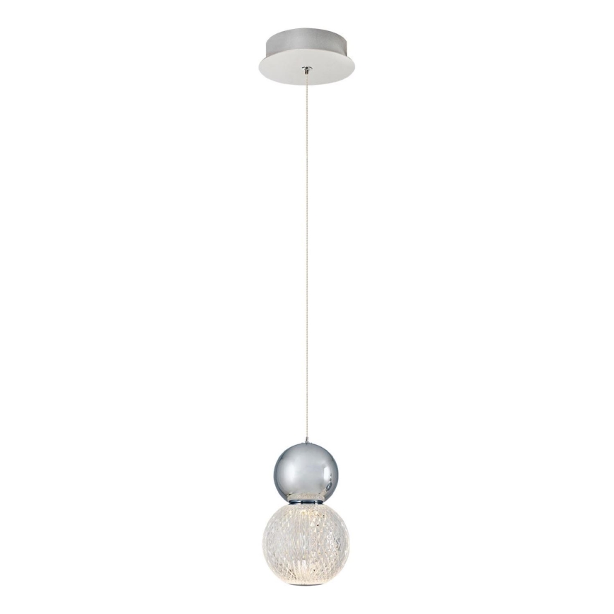 LED-Pendelleuchte mit Seilaufhängung CREMONA LED/5W/230V 3000K matt-chrom