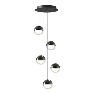 LED-Pendelleuchte mit Seilaufhängung ZIREA LED/30W/230V schwarz