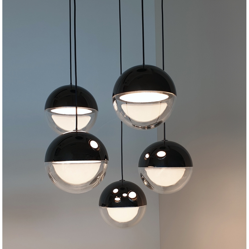 LED-Pendelleuchte mit Seilaufhängung ZIREA LED/30W/230V schwarz