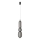 LED-Pendelleuchte PUMA an Kabel, LED/15W/230V, Ø 14 cm, schwarz