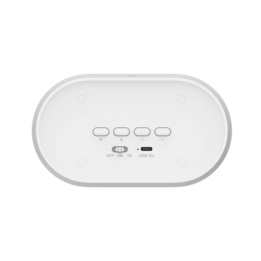 LED Piccola lampada notturna dimmerabile con sveglia KAJA LED/1,3W/5V 3000K