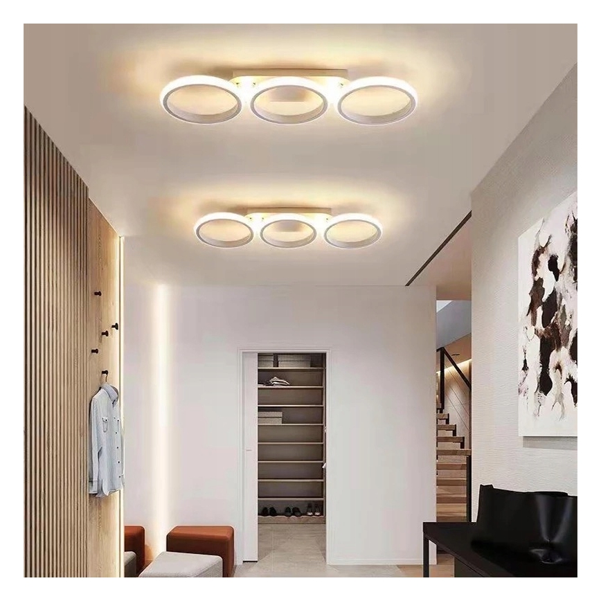 Plafoniera dimmerabile a LED/30W/230V 3000-6500K bianco Wi-Fi Tuya + telecomando