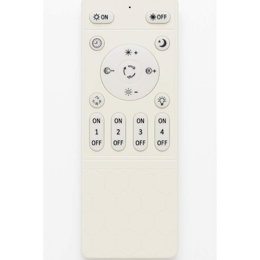 Plafoniera dimmerabile LED/45W/230V 3000-6500K bianca + telecomando