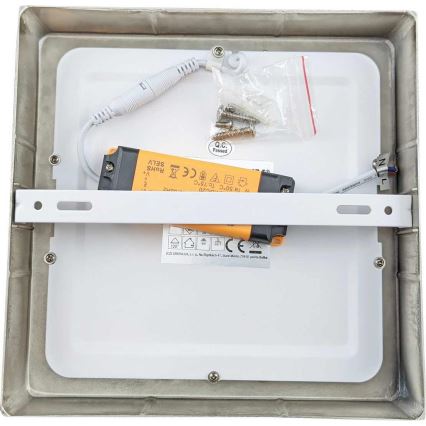 Greenlux GXDW257 - Plafoniera LED FENIX SQUARE LED/24W/230V