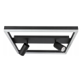 LED Plafoniera LED/38W/230V + 2xGU10/30W nera