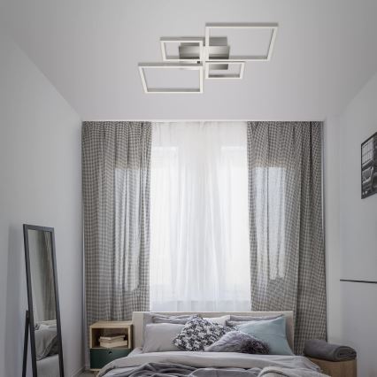 LED Plafonnier dimmable LED/42W/230V 3000K chrome mat