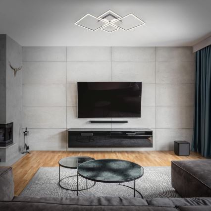 LED Plafonnier dimmable LED/42W/230V 3000K chrome mat