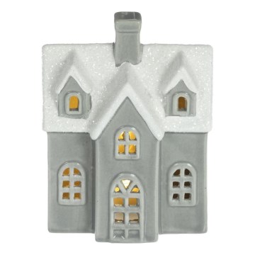 LED Porcellana decorazione LED/2xLR44/bianco caldo casa grigio