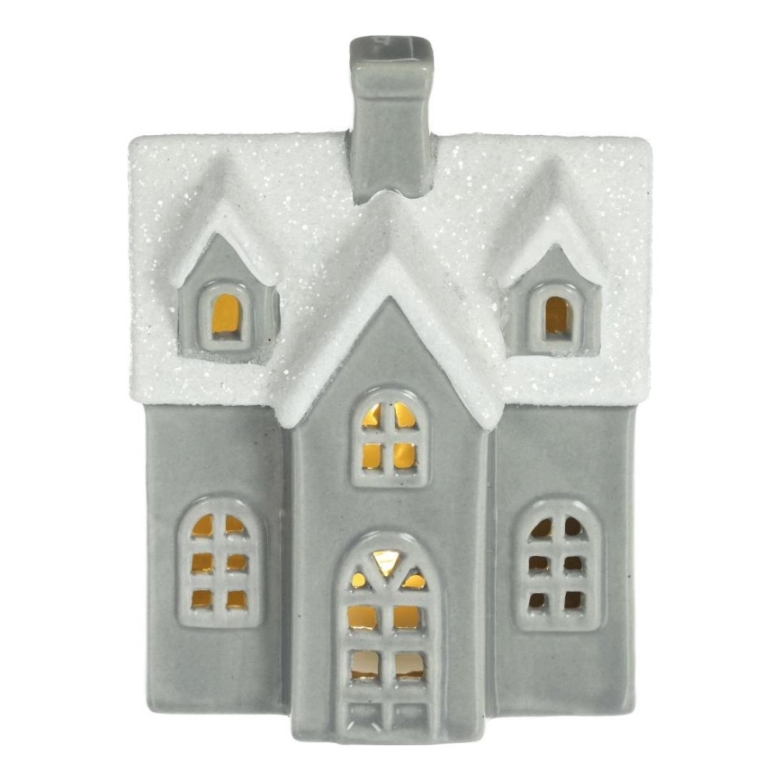 LED Porcellana decorazione LED/2xLR44/bianco caldo casa grigio