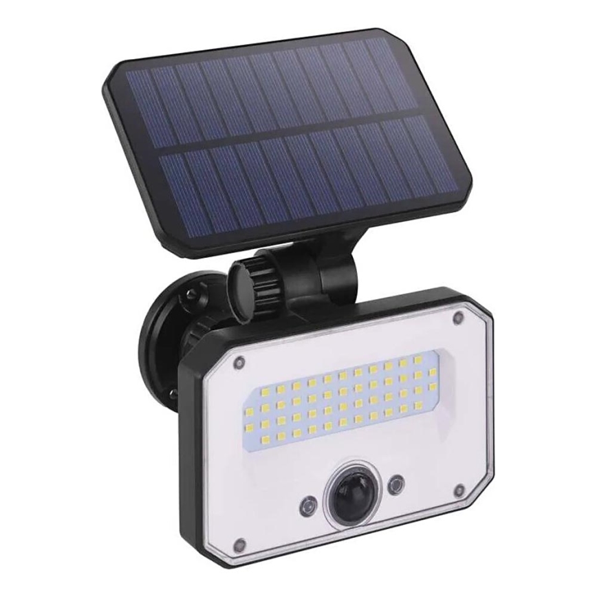LED Proiettore solare con sensore di movimento SPILO LED/3,7V 3600mAh 4000K IP54 + telecomando
