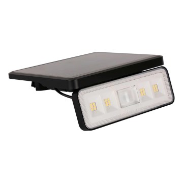LED Proiettore solare da esterno con sensore LED/8W/3,7V IP54 nero
