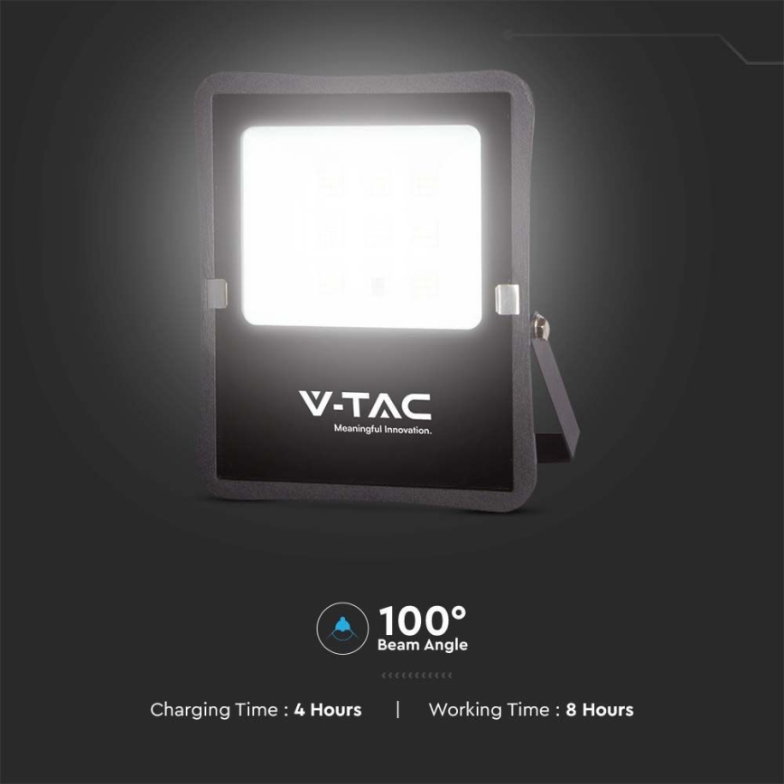 LED Proiettore solare per esterni LED/12W/3,2V 6400K IP65 + telecomando