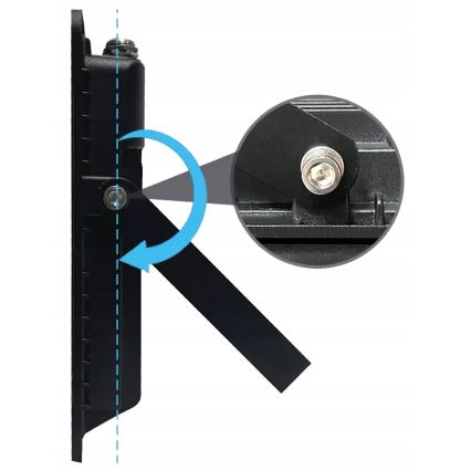 Projecteur LED d'extérieur avec détecteur de mouvement et capteur crépusculaire LED/100W/230V 4500K IP65 noir