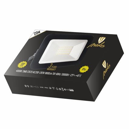 Nedes LF2022 - LED Reflektor LED/20W/230V IP65