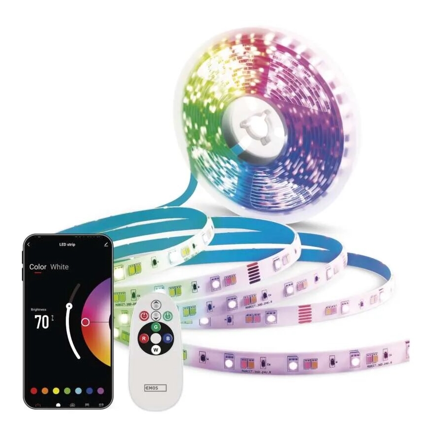 LED RGB+CCT Striscia dimmerabile GOSMART LED/11W/230V 2 m 2700-6500K IP44 Wi-Fi + telecomando