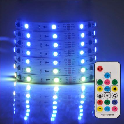 LED RGB dimmbares Band MAGIC 5 m LED/24W/230V + Fernbedienung
