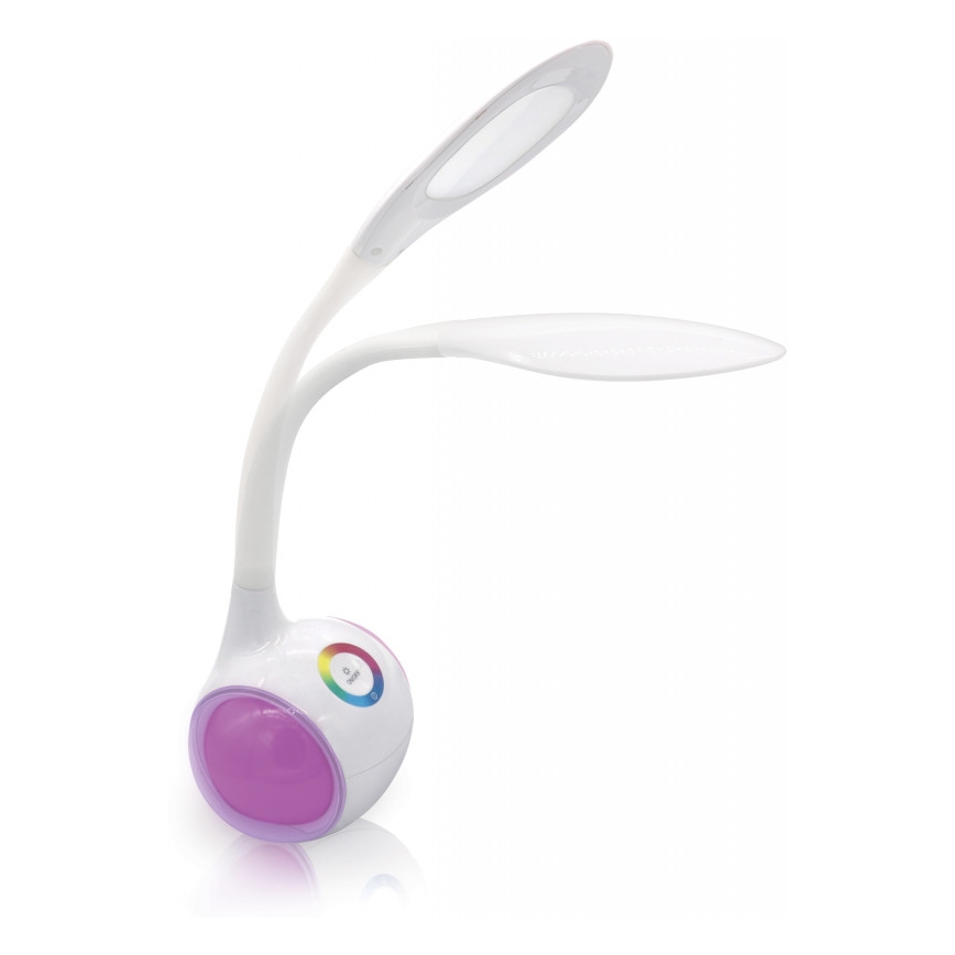 LED RGB Dimmbare Touch-Tischlampe LED/5W/5V 2400 mAh
