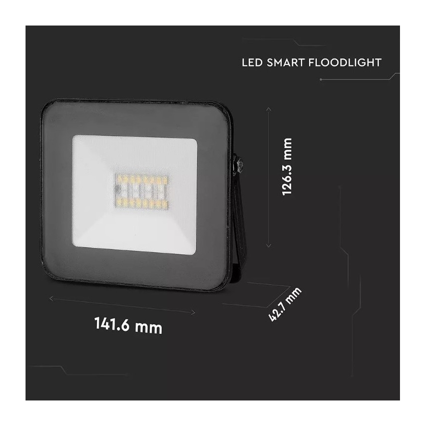LED-RGB-Flutlicht LED/20W/230V IP65 schwarz