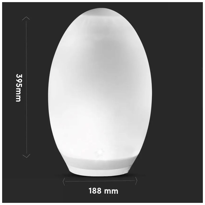 LED RGB Dekorative Solarleuchte 0,2W/1xAA IP44 500 mAh