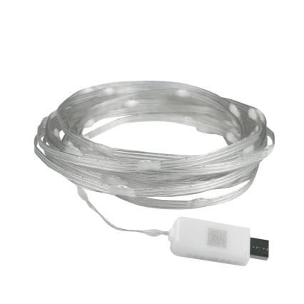 LED-RGB-Weihnachtslichterkette LED/10W/5V 10 m USB + Fernbedienung