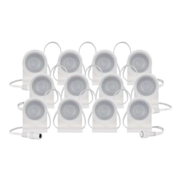 LED RGBIC+CCT Catena decorativa con spotlighting GoSmart 12xLED/7W/230V 255 cm Wi-Fi Tuya