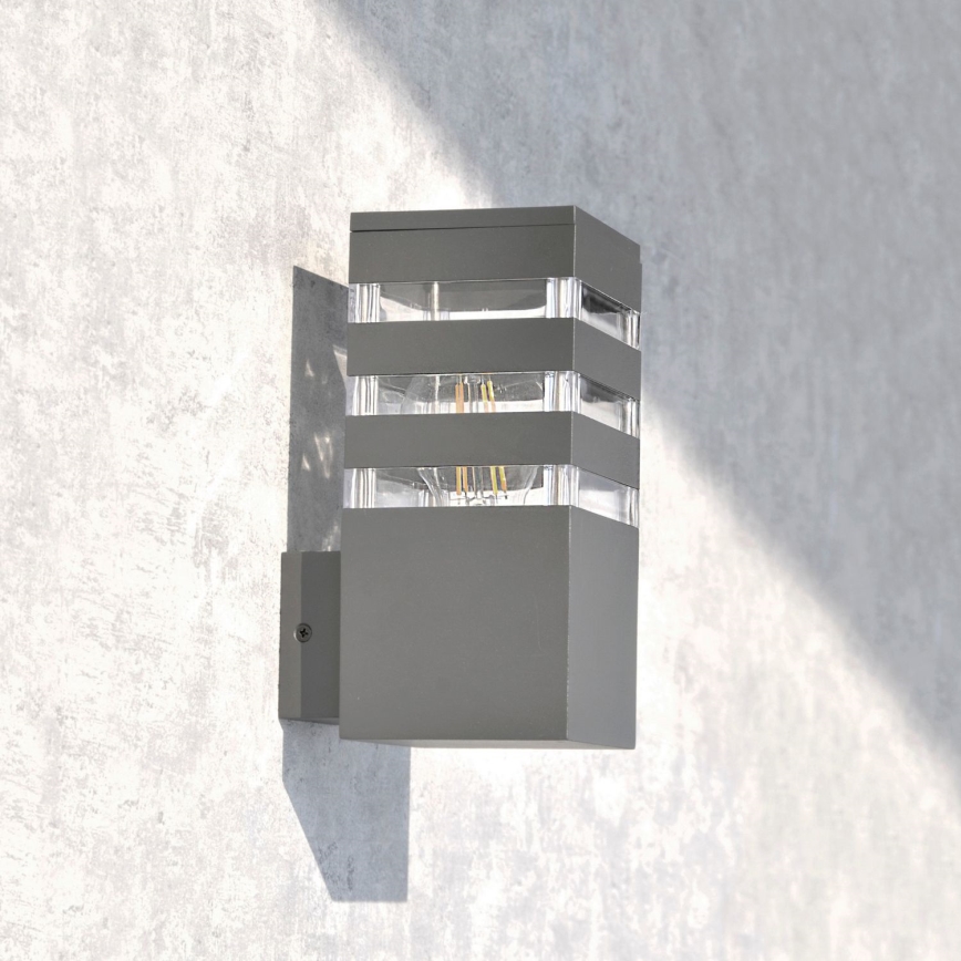 Applique da esterno dimmerabile LED RGBW TEKSAS 1xE27/12W/230V 2700-6500K Wi-Fi IP44 antracite