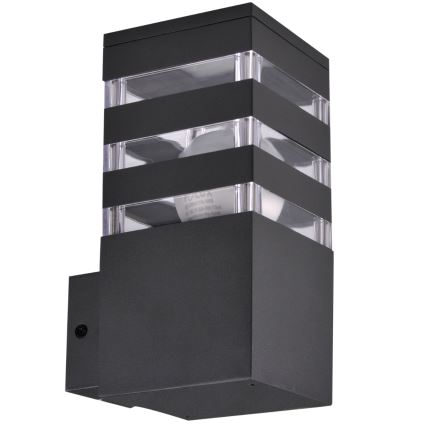 Applique da esterno dimmerabile LED RGBW TEKSAS 1xE27/12W/230V 2700-6500K Wi-Fi IP44 antracite