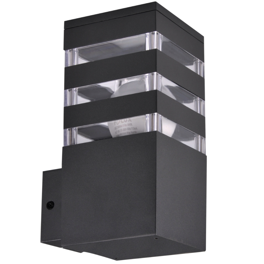 Applique da esterno dimmerabile LED RGBW TEKSAS 1xE27/12W/230V 2700-6500K Wi-Fi IP44 antracite