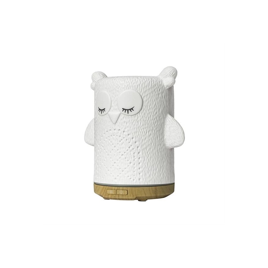 LED RGBW Diffusore di aromi LED/8W/230V 100 ml gufo